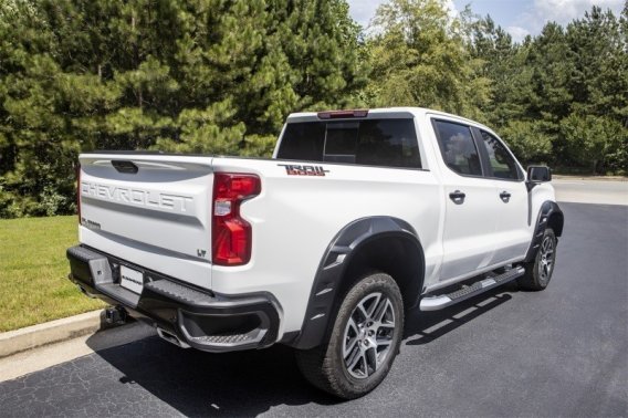 Bushwacker 40984-02 DRT Style Fender Flares; Front and Rear for 2019-2021 Chevrolet Silverado 150...