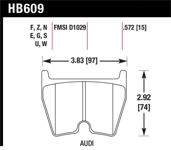 HAWK DTC-70 Brake Pad Sets