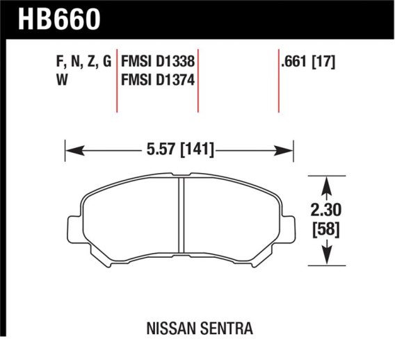 HAWK LTS Brake Pads