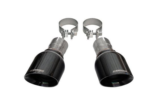 Single 4.5 Inch Black PVD Pro-Series Tips-Pair 11-21 Jeep Grand Cherokee Corsa Performance