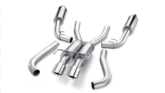 3.0 Inch Cat-Back Sport Dual Exhaust Polished 4.0 Inch Tips 96-02 Dodge Viper RT/GTS 8.0L (2.5 In...