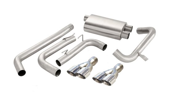 3.0 Inch Cat-Back Sport Dual Exhaust Polished 3.5 Inch Tips 98-02 Chevy Camaro SS/Z28/Pontiac Fir...