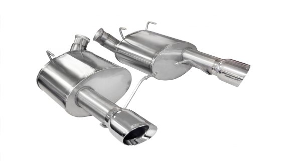 3.0 Inch Axle-Back Xtreme Dual Exhaust Polished 4.0 Inch Tips 11-14 Mustang GT/11-13 Boss 302 5.0...