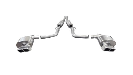 2.75 Inch Cat-Back Xtreme Dual Rear Exhaust GTX2 Polished Tips 11-14 Dodge Challenger SRT/SRT-8 A...