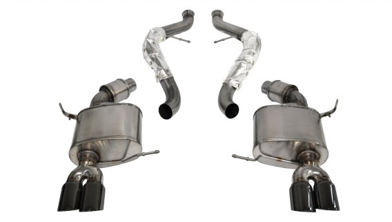 2.5 Inch Cat-Back Sport Dual Rear Exhaust 3.0 Inch Black Tips 08-12 BMW M3 E90 Stainless Steel Co...