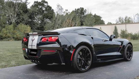 Corvette 2.75 Inch Valve-Back w Dual Mode NPP Dual Rear Exit with Quad 4.5 inch Black Pro-Series ...