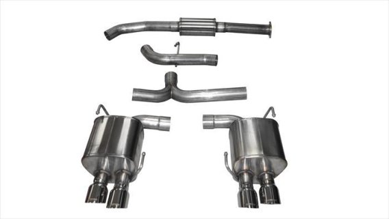 3.0 Inch Cat-Back Sport Dual Rear Exhaust 3.5 Inch Polished Tips 15-Present Subaru WRX/WRX STI 2....