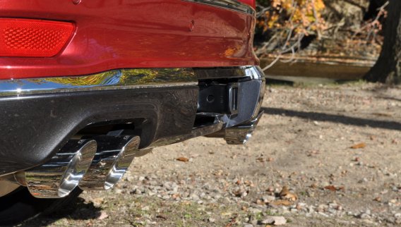 2.5 Inch Cat-Back Dual Rear Exit with Twin 4.0 Inch Polished Pro-Series Tips 14-21 Jeep Grand Che...