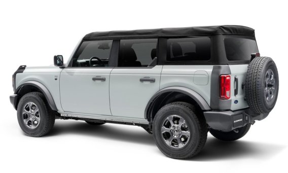 Bushwacker 14124 Black Trail Armor Rear Corners for 21-23 Ford Bronco 2 & 4 Dr