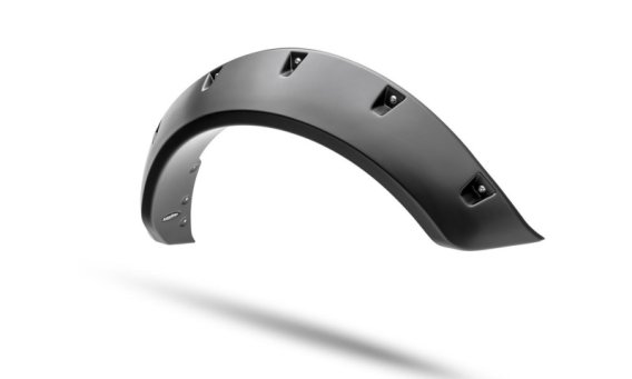 Bushwacker 20960-02 Black Pocket/Rivet Style Textured Finish 4-Piece Fender Flare Set for 2021-20...