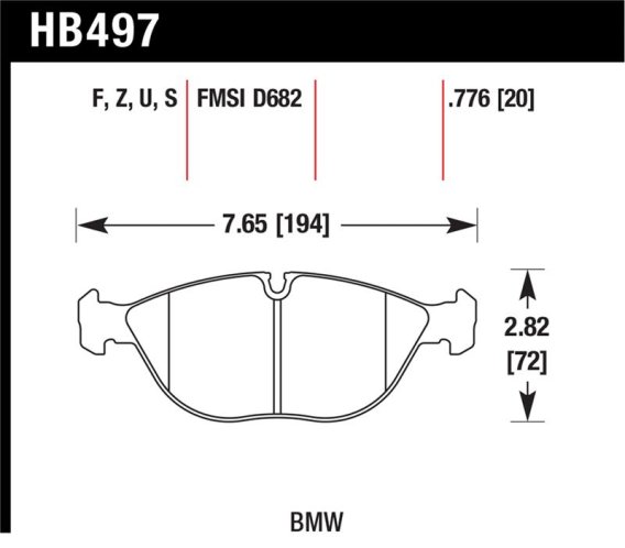 HAWK Ceramic Brake Pad Sets