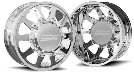 Dually Wheels The Ten Forged 24x8.25 8x200 Polished 05-25 Ford F-350 11-14 Ford F-450 19-25 Dodge...