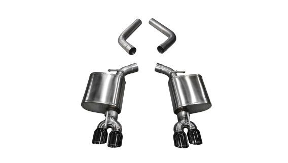 3.5 Inch Axle-Back Dual Side Exit 15-18 Challangerwith Black Pro-Series Tips Corsa Performance
