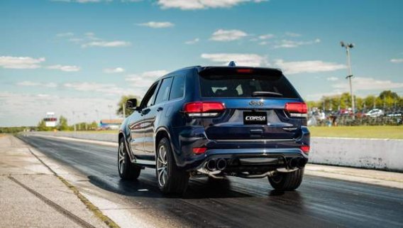 Grand Cherokee Cat-Back Exhaust 2.75 Inch Dual For Grand Cherokee 12-20 Rear Exit with Twin 4.5 I...