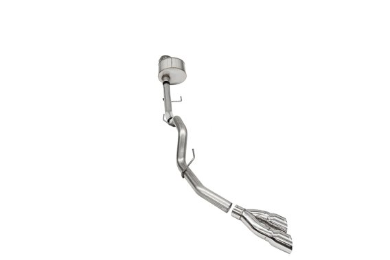 3.0 Inch Single Side Exit Catback Exhaust System with Twin 4.0 Inch Pro Series Tips 21-25 Ford F-...