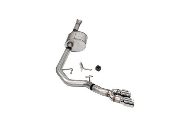 3.0 Inch Front of Tire Exit Catback Exhaust System with Twin 3.5 Inch Pro Series Tips Xtreme Soun...