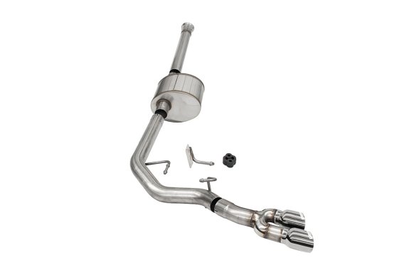 3.0 Inch Front of Tire Exit Catback Exhaust System with Twin 3.5 Inch Pro Series Tips Xtreme Soun...