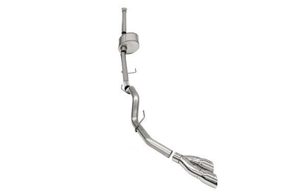 3.0 Inch Single Side Exit Catback Exhaust System with Twin 4.0 Inch Pro Series Tips Xtreme Sound ...