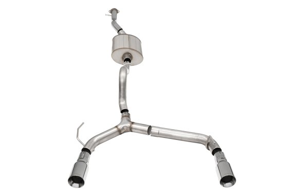 2.75 Inch Cat-Back Single Side Exit Exhaust System with Single 4.0 Inch Straight-Cut Polished Tip...