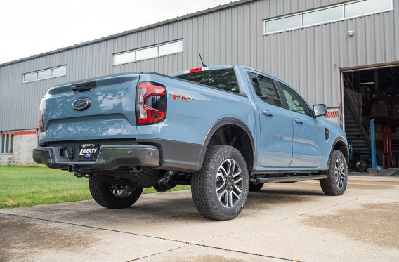 3 Inch Cat-Back Exhaust,After Axle Exhaust Dump for Off-Road Use 24-25 Ford Ranger Corsa Performa...