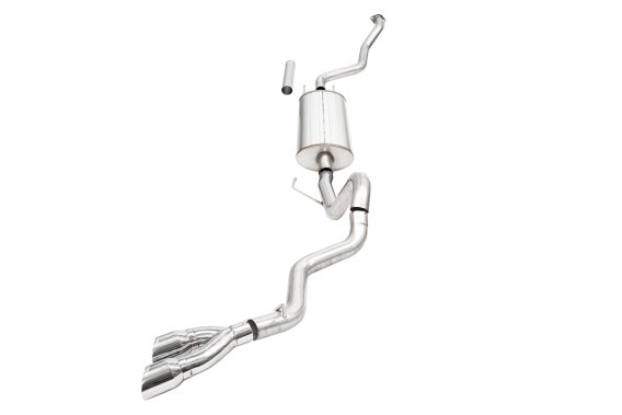 3.0 Inch Cat-Back 4.0 in Twin Tips 24-Present Toyota Tacoma 2.4L Turbo Corsa Performance