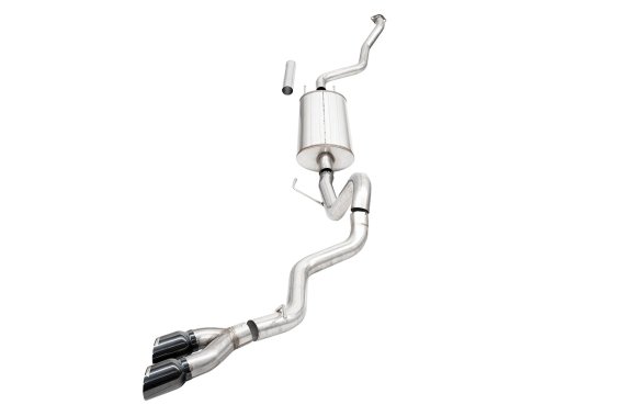 3.0 Inch Cat-Back 4.0 in Twin Black Tips 24-Present Toyota Tacoma 2.4L Turbo Corsa Performance