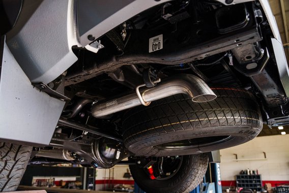 3 Inch Sport Cat-Back Exhaust, Custom Tuned Muffler, After Axle Exhaust Dump 24-25 Toyota Tacoma ...