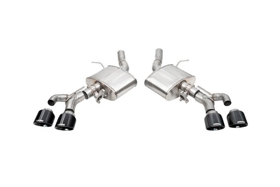 3 Inch Axle-Back Exhaust with Dual Mode Active Exhaust; Dual Rear Exit with Twin 4.5 Inch Pro Ser...