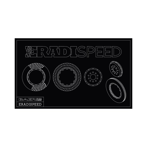 Eradispeed Plus Disc Brake Rotors Front 05-14 Ford Mustang Base And GT W/OE 2-Piston Front Calipe...