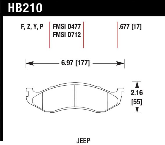HAWK Ceramic Brake Pad Sets