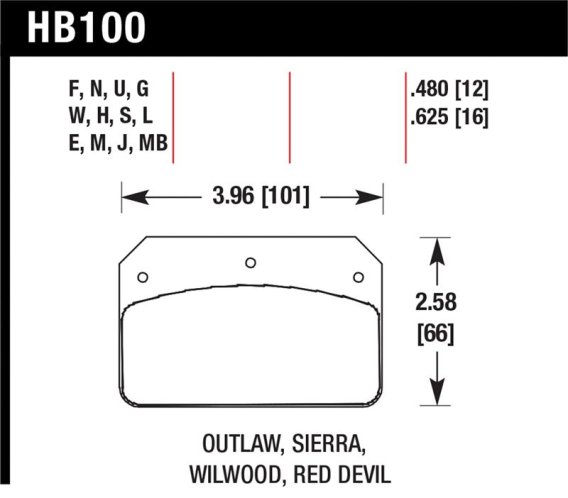HAWK Blue 9012 Brake Pad Sets