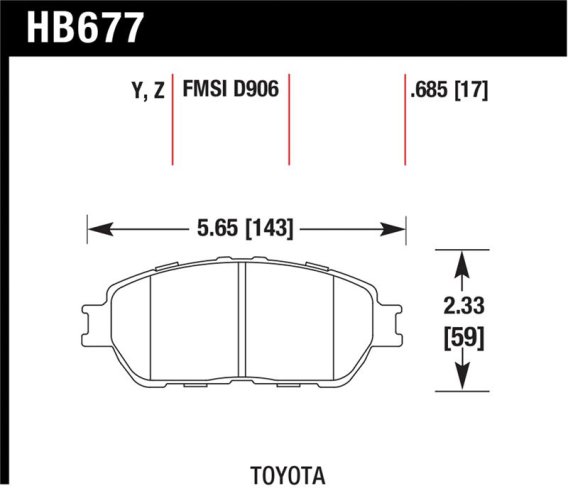 HAWK Ceramic Brake Pad Sets