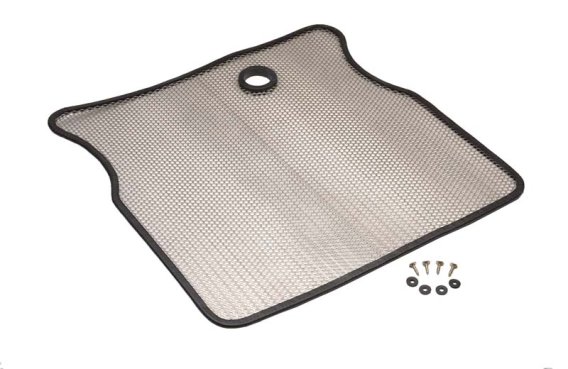 Jeep CJ Bug Shield 55-86 CJ Polished Silver Kentrol