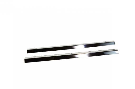 Jeep CJ7 Entry Guards Pair 76-95 CJ7 Wrangler YJ Polished Silver Kentrol