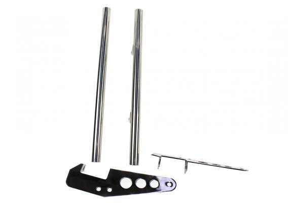 Jeep CJ Grill Guard 55-86 CJ Polished Silver Kentrol