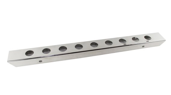 Jeep CJ 42 Inch Front Bumper with holes 45-86 CJ Polished Silver Kentrol