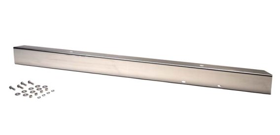 Jeep CJ 54 Inch Front Bumper Without holes (No License Plate Holes) 45-86 CJ Polished Silver Kent...