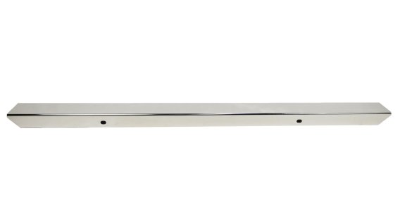 Jeep CJ 54 Inch Front Bumper Without holes (No License Plate Holes) 45-86 CJ Polished Silver Kent...