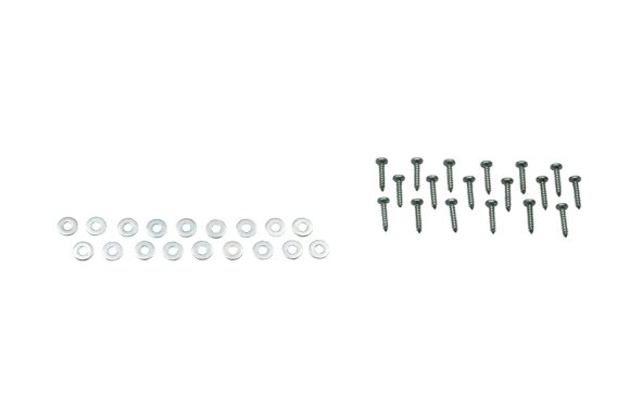 Jeep CJ Wire Mesh Guard Set 6 Pieces 76-86 CJ Polished Silver Kentrol
