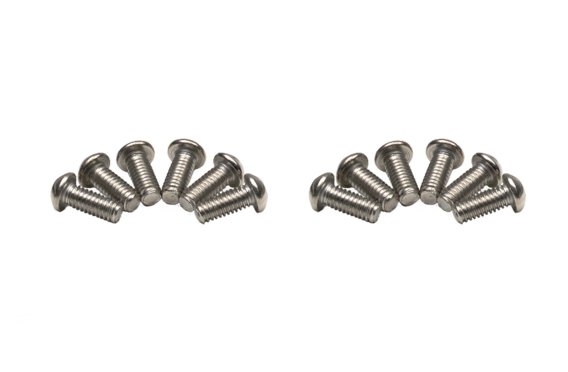 Jeep CJ/YJ Hardtop Door Hinge Set Without Mirror Holes 4 Pieces 76-93 CJ and Wrangler YJ Polished...