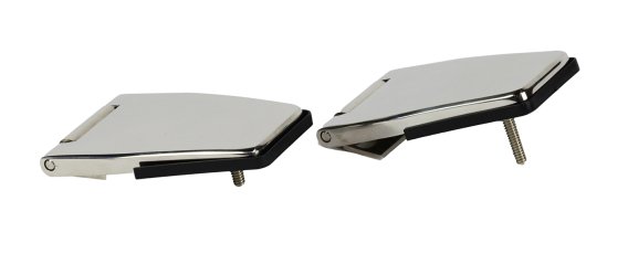 Jeep YJ/TJ Hardtop Liftgate Hinge Pair 87-06 Wrangler TJ/YJ Polished Silver Kentrol