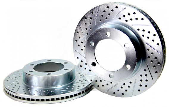 Claw Performance Rotors Front 01-07 Toyota Sequoia And 00-06 Tundra Baer Brakes