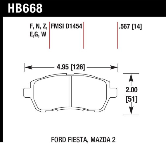 HAWK DTC-60 Brake Pad Sets