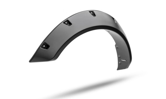 Bushwacker 20960-02 Black Pocket/Rivet Style Textured Finish 4-Piece Fender Flare Set for 2021-20...