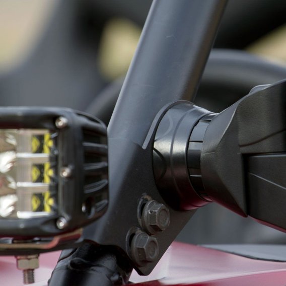 14-20 Polaris RZR Turbo A-Pillar Mount Fits Reflect and Two D-Series, D-SS Series Or Ignite RIGID...