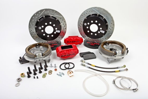 SS4 Plus Brake System Rear 64-77 GM A-Body Cars W/OE Small Pattern 10/12 Bolt C-Clip (Bih) Housin...