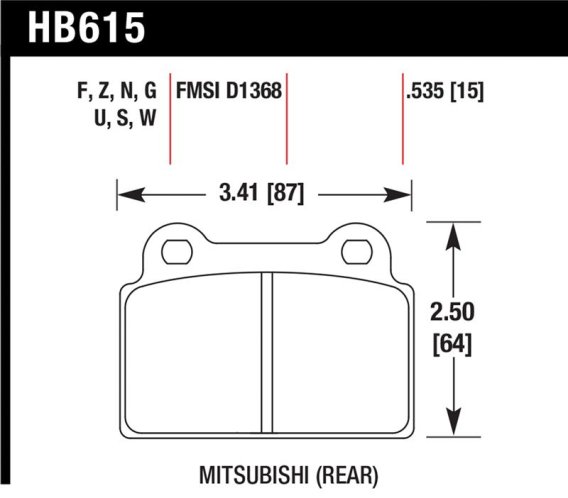 HAWK HPS 5.0 Brake Pad Sets