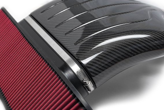 Drytech Filter Carbon Fiber Open Element Air Intake Corvette 2008-13 C6 LS3, 2006-13 Z06 LS7 Cors...