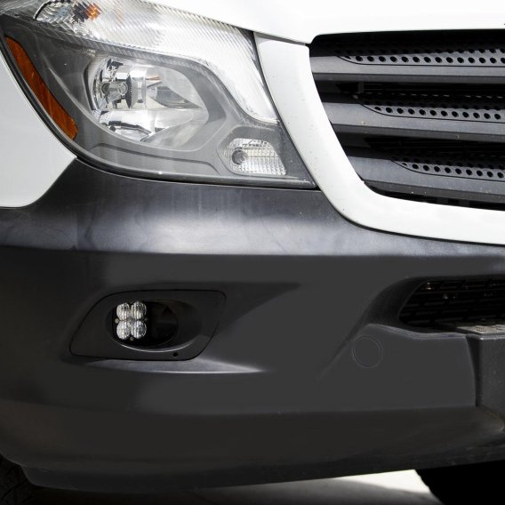 Mercedes Squadron Pro Fog Pocket Light Kit For Mercedes 2014-2018 Sprinter Van (Clear) Baja Desig...