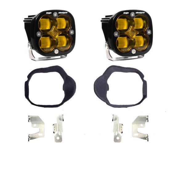 Mercedes Squadron SAE Fog Pocket Light Kit For Mercedes 2014-2018 Sprinter Van (Baja Amber) Baja ...